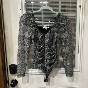 Snake skin bodysuit